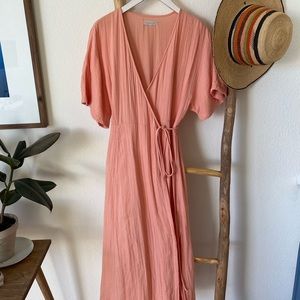 Outerknown Meraki Wrap Dress